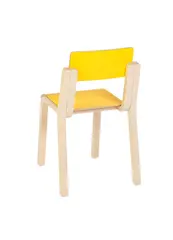 Maia stol  gul H35 cm