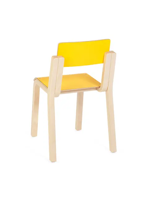 Maia stol  gul H38 cm 