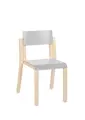 Maia stol lys grå H21 cm
