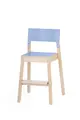 Mio stol med fotbrett lys bl&#229; SH50 cm