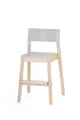 Mio stol med fotbrett lys grå B44 x D46 x H74 cm