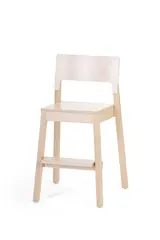Mio stol med fotbrett natur B44 x D46 x H74 cm