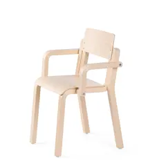 Maia stol med armlene natur H21 cm