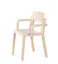 Maia stol med armlene natur