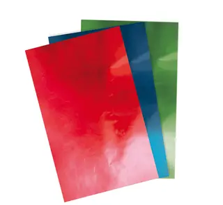 Metallkartong 50 x 65 cm, 240 g, 10 ark