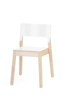 Mio stol hvit H35 cm
