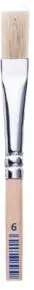Pensel svinebust flat str 6