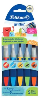 Pelikan ergonomisk penselsett 5 stk