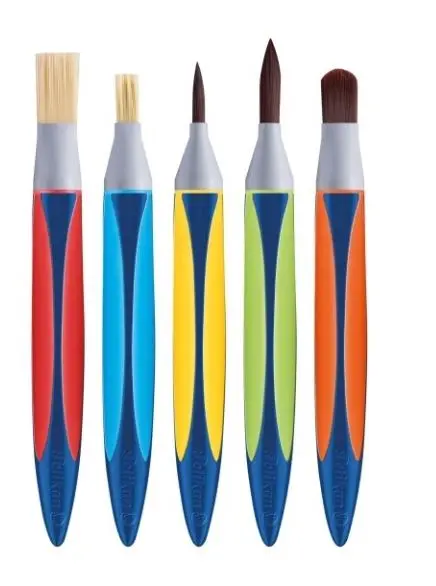 Pelikan ergonomisk penselsett 5 stk 