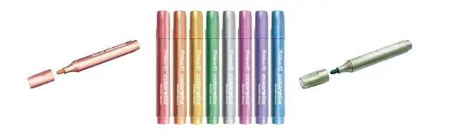 Pelikan metalliske tusjer 8 stk 