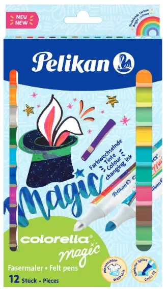Pelikan magiske tusjer 12 stk 