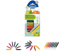 Pelikan ergonomiske fargestifter 8 stk