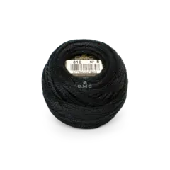 DMC perlegarn sort 10 g