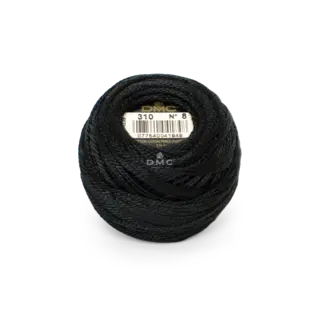 DMC perlegarn sort 10 g