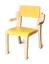 Maia stol med amlener for oppheng gul H21 cm 
