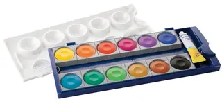 Pelikan premium maleskrin 12 farger + dekkhvit