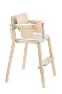 Maia stol høy med bøyle lys grå B44 x D49 x H74 cm
