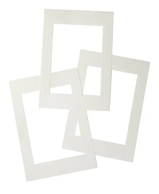 Passepartout A4 hvit 350 g, 100 stk 