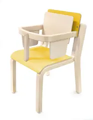 Maia stol med bøyle Gul H31 cm