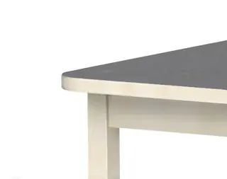 Avrundede hjørner bordplate Tindra og Lise bord