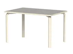 Tindra akustikkbord lys gr&#229; B120 x D80 x H50 cm