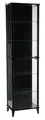 Utstillingsskap sort B50 x D35 x H184 cm