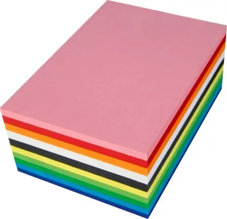 Farget kartong A6 mix 180 g, 250 ark 