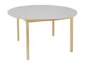 Lise akustikkbord lys grå Ø120 x H50 cm