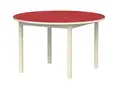 Lise akustikkbord rød Ø120 x H50 cm