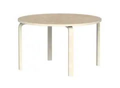 Tindra akustikkbord beige Ø120 x H50 cm