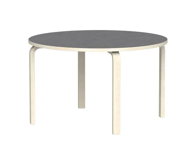 Tindra akustikkbord mørk grå Ø120 x H65 cm 