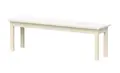 Lise benk med laminat hvit B140 x D35 x H37 cm