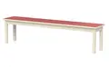 Lise benk med laminat r&#248;d B180 x D35 x H44 cm