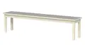 Lise benk med linoleum lys grå B180 x D35 x H28 cm