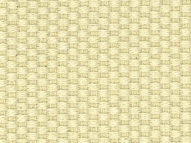 Dominostoff ubleket B60 cm, 20 stikk/10 cm 