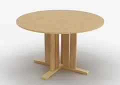 Kupol akustikkbord beige &#216;120 x H60 cm