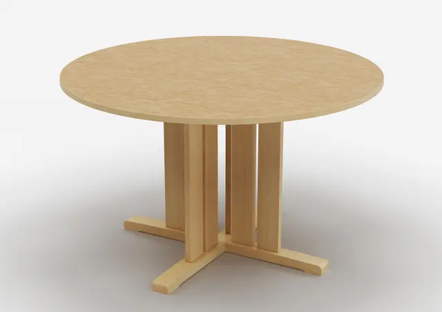 Kupol akustikkbord beige Ø120 x H72 cm 