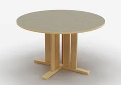 Kupol akustikkbord lys gr&#229; &#216;120 x H55 cm