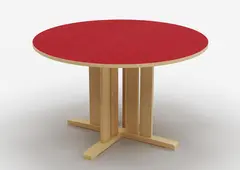 Kupol akustikkbord r&#248;d &#216;120 x H50 cm