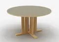 Kupol akustikkbord lys grå Ø130 x H50 cm
