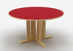 Kupol akustikkbord r&#248;d &#216;130 x H72 cm