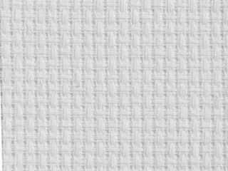 Aidastoff fint perlehvit B85 cm, 44 stikk/10 cm
