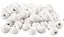 Treperler hvit &#216;10 mm, 70 stk