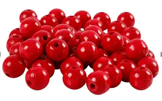 Treperler rød Ø10 mm, 70 stk
