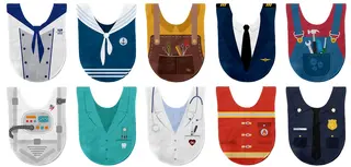 Utkledningsvester yrker 10 stk