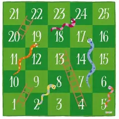 Lekemattte stigespill L100 x B100 cm