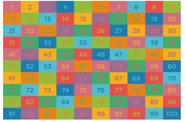 Leketeppe tall L200 x B140 cm 