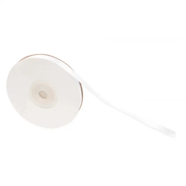 Satengbånd hvit B10 mm 