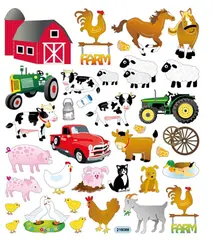 Klistremerker bondeg&#229;rd