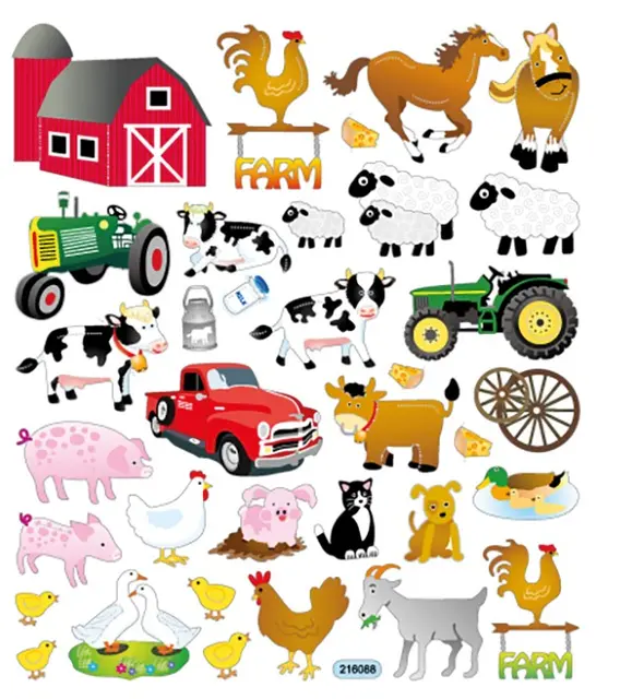 Klistremerker bondegård 